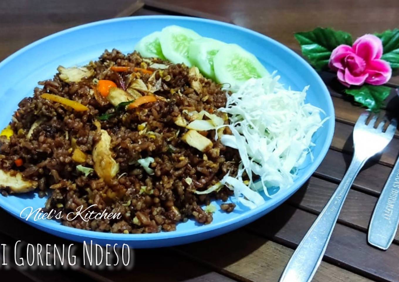 Nasi Goreng Ndeso (Nasi Merah)