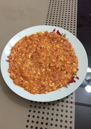صورة لوصفة طريقة عمل فطور البيض والطماطم