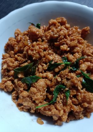 Foto resep Pad Kra Pao aka Thai Chicken Basil
