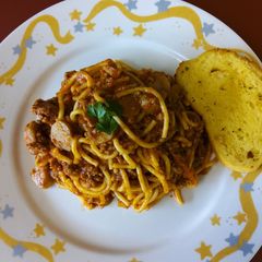 A picture of Lee's Easy Crockpot Spaghetti.