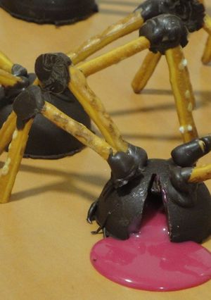 Una foto de Arañas sangrientas para Halloween (Vídeo)