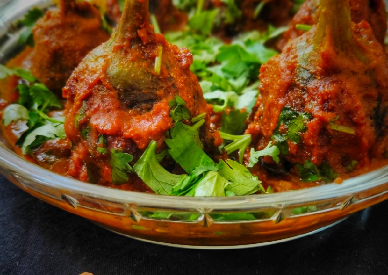 STUFFED BRINJAL/EGGPLANT CURRY