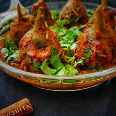 A picture of STUFFED BRINJAL/EGGPLANT CURRY.
