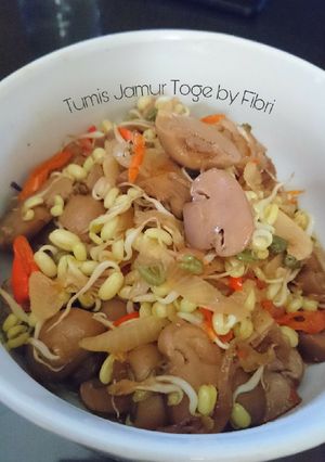 Foto resep Tumis Jamur Toge