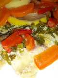 Pollo de mar al horno
