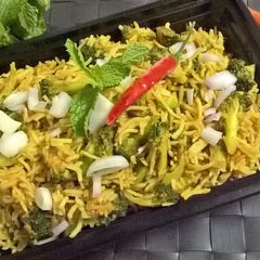 A picture of Broccoli Rice.