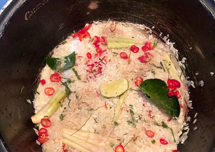 Nasi liwet rice cooker