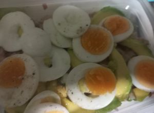 Una foto de Molde de papas y atún