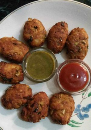 A picture of Kala Chana High Protein Packed Cutlate Breakfast.