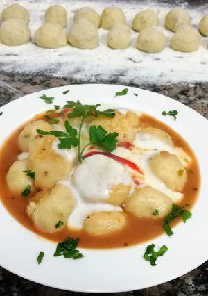 Una foto de Ñoquis rellenos