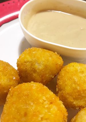 Foto resep Frikadel Telur Puyuh dan Saus Yoghurt