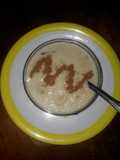 Avena con banana😋....🇸🇻