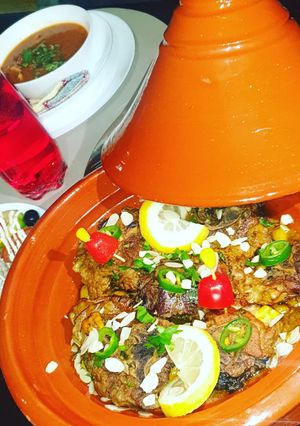 صورة لوصفة طاجين زيتون باللحم 🥩