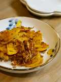 Stir-Fried Ground Pork and Lotus Root with Chili Powder