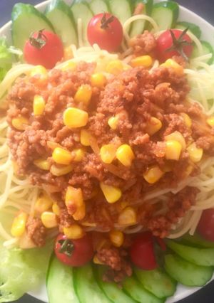 Hình của món Mỳ Ý spaghetti.