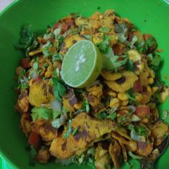 A picture of Chana Dal And Chana Jor Garam Chat.