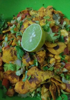 A picture of Chana Dal And Chana Jor Garam Chat.