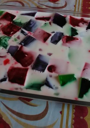 Una foto de Gelatina mosaico para principiantes
