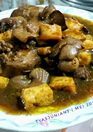 Foto resep 8. SEMUR Ati Ampela Tahu