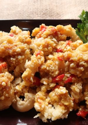 Foto resep Cumi saus telur asin