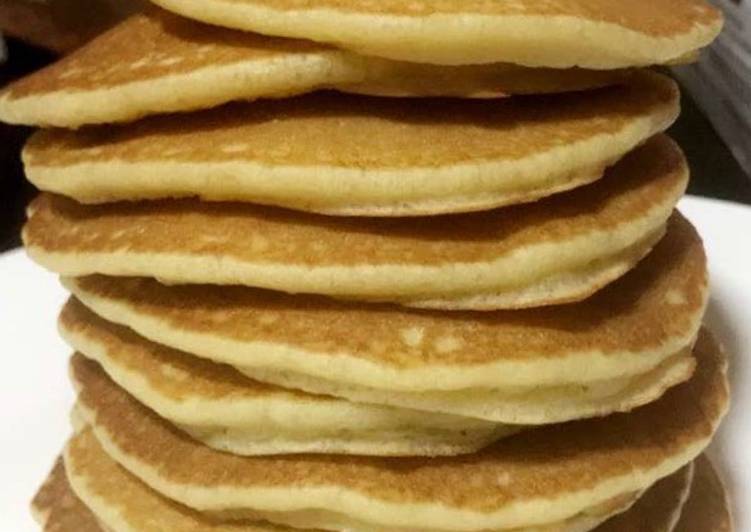 Steps to Make Homemade Homemade Fluffy Pancakes