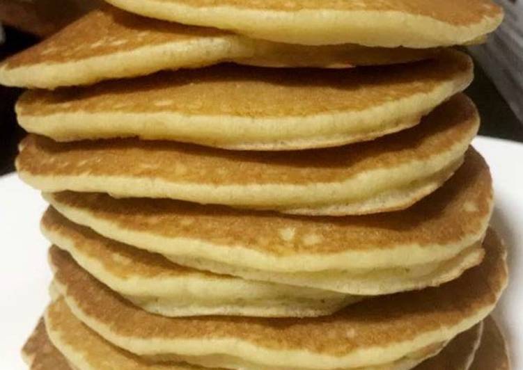 Recipe of Award-winning Homemade Fluffy Pancakes