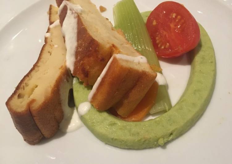 Bizcocho salado con Thermomix y guacamole 🤪