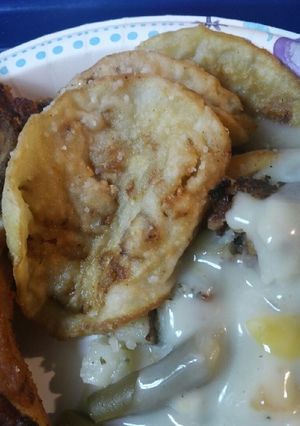 A picture of Panfried Eggplant, Aubergine.