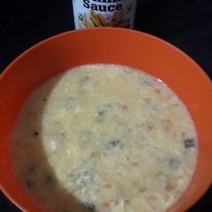 A picture of Italian egg soup.