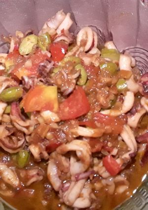Foto resep Mercon cumi petai