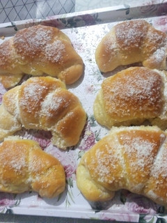Una foto de Croasanes con masa casera🥐❤️