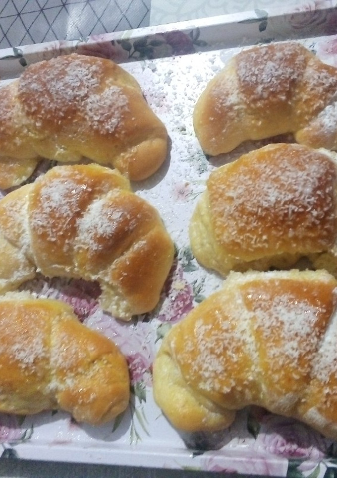 Una foto de Croasanes con masa casera🥐❤️