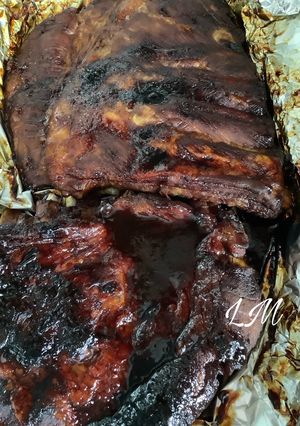 Una foto de Costillas al estilo Foster combinando olla GM y horno