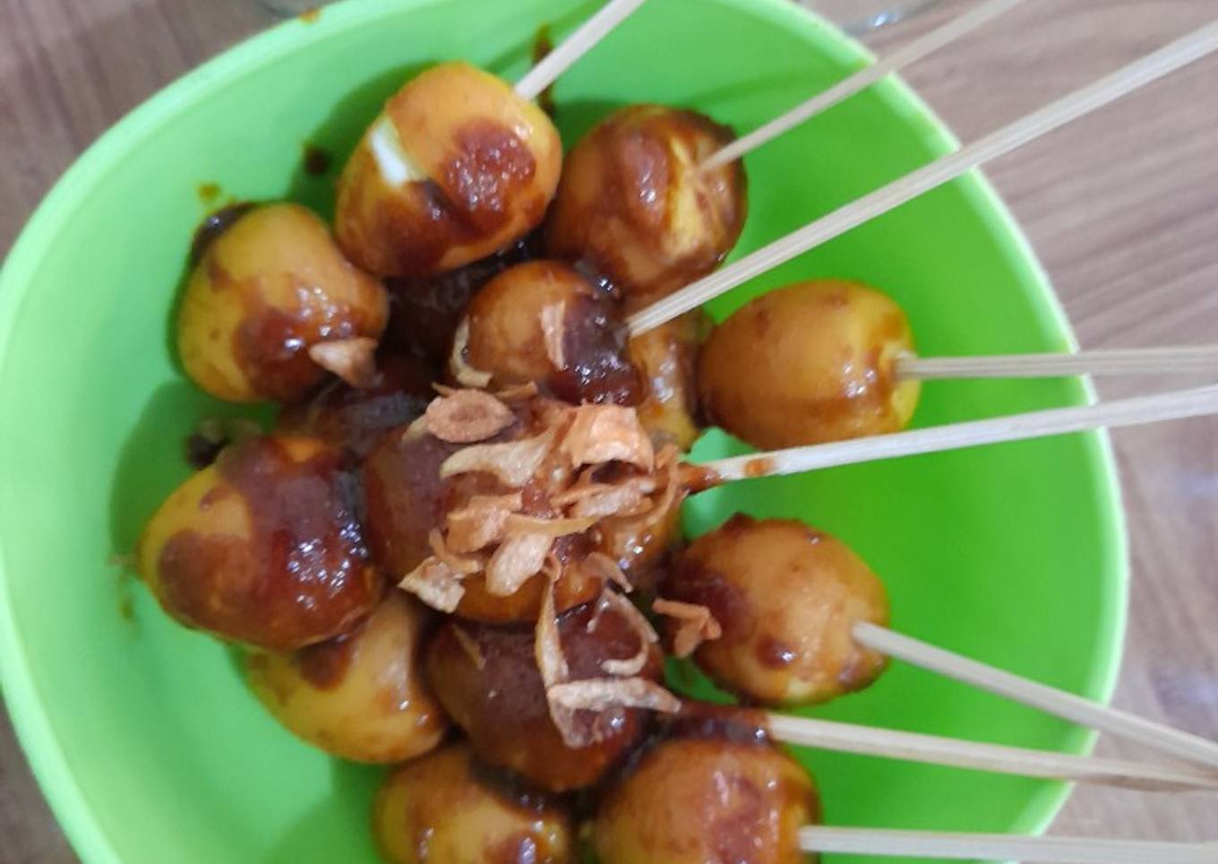 Sate telur puyuh