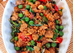 Foto resep Tumis Oncom Merah Leuncak