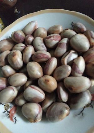 Hình của món Hạt mít luộc.