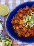 Buntes Chili con Carne ohne Bohnen