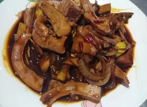 Gambar Gulai Kicap Sotong Tin