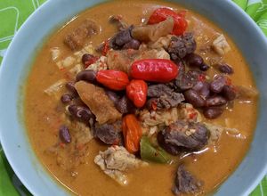 Foto resep Sambal Goreng Krecek Kacang Merah dan Tetelan