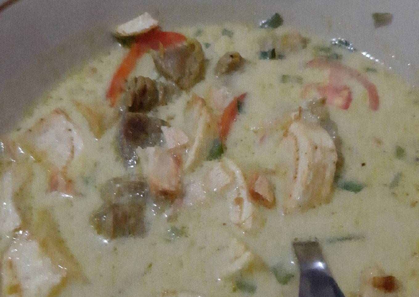 Soto daging santan