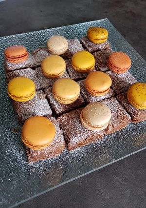 Une photo de Gâteau choc'abricot