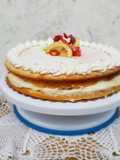 Torta paradiso limone e fragole