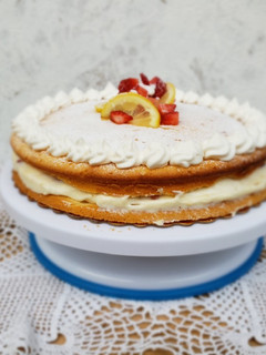 Foto di Torta paradiso limone e fragole