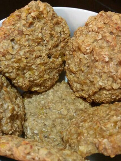 Una foto de Galletas de avena y plátano
