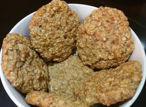 Una foto de Galletas de avena y plátano