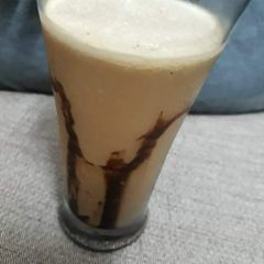 A picture of Chocolate milk shake.