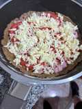 Tarta primavera con masa de legumbres