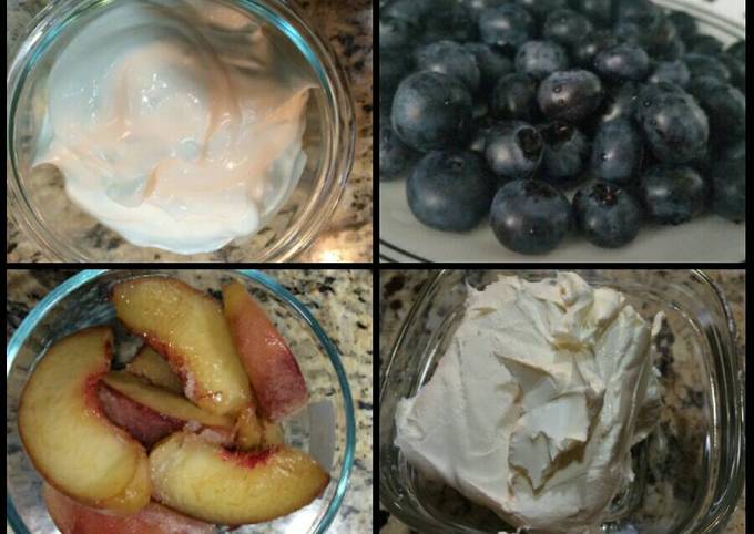 Peach-Berry Frozen Dessert Recipe