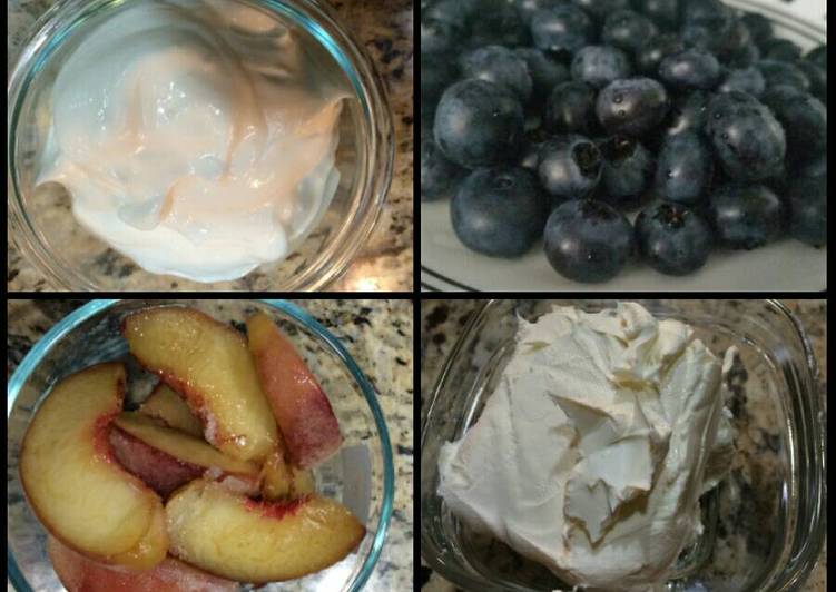 Step-by-Step Guide to Prepare Super Quick Homemade Peach-Berry Frozen Dessert