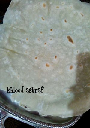 صورة لوصفة خبز الصاج